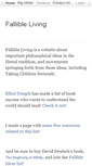 Mobile Screenshot of fallibleliving.com